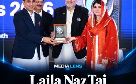 Laila Naz Taj Receives Dukhtaran-e-Pakistan Award
