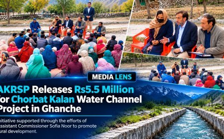 Ghanche: AKRSP Releases Rs5.5m for Water Channel