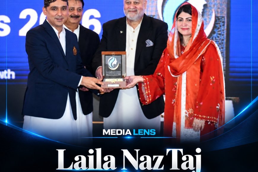 Laila Naz Taj Receives Dukhtaran-e-Pakistan Award